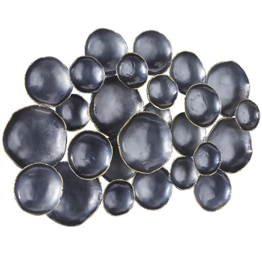 Black Aluminum Plate Wall Decor