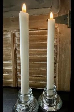 Ivory Taper Candles Set of 2