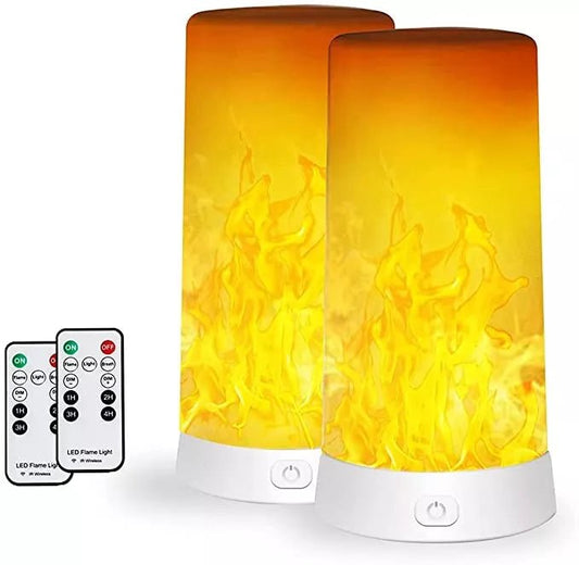 Remote LED Flame Lamp