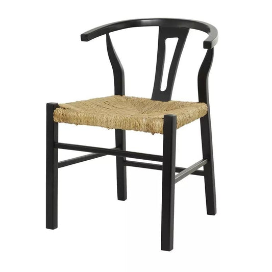 Teak Wishbone Style Wood Dining Chair
