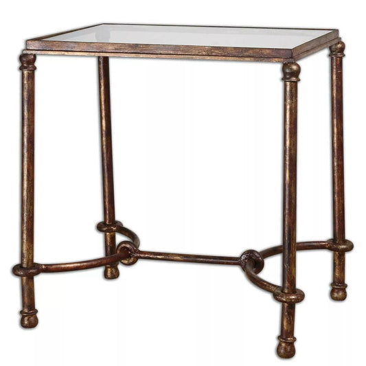 Warring Glass End Table