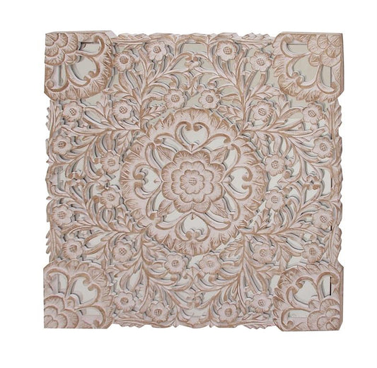Wood Floral Wall Decor
